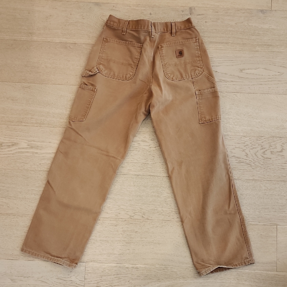 Carhartt Tan Work Pants Durable Workwear